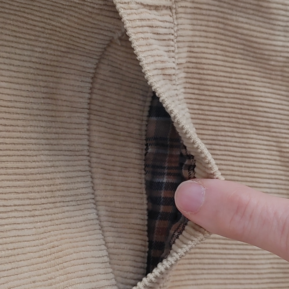 Vintage Corduroy Western Button-up Vest medium - Picture 4 of 6